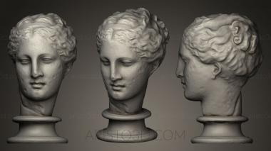 Busts and heads antique and historical (BUSTA_0177) 3D model for CNC machine